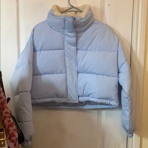 cropped puffer jacket